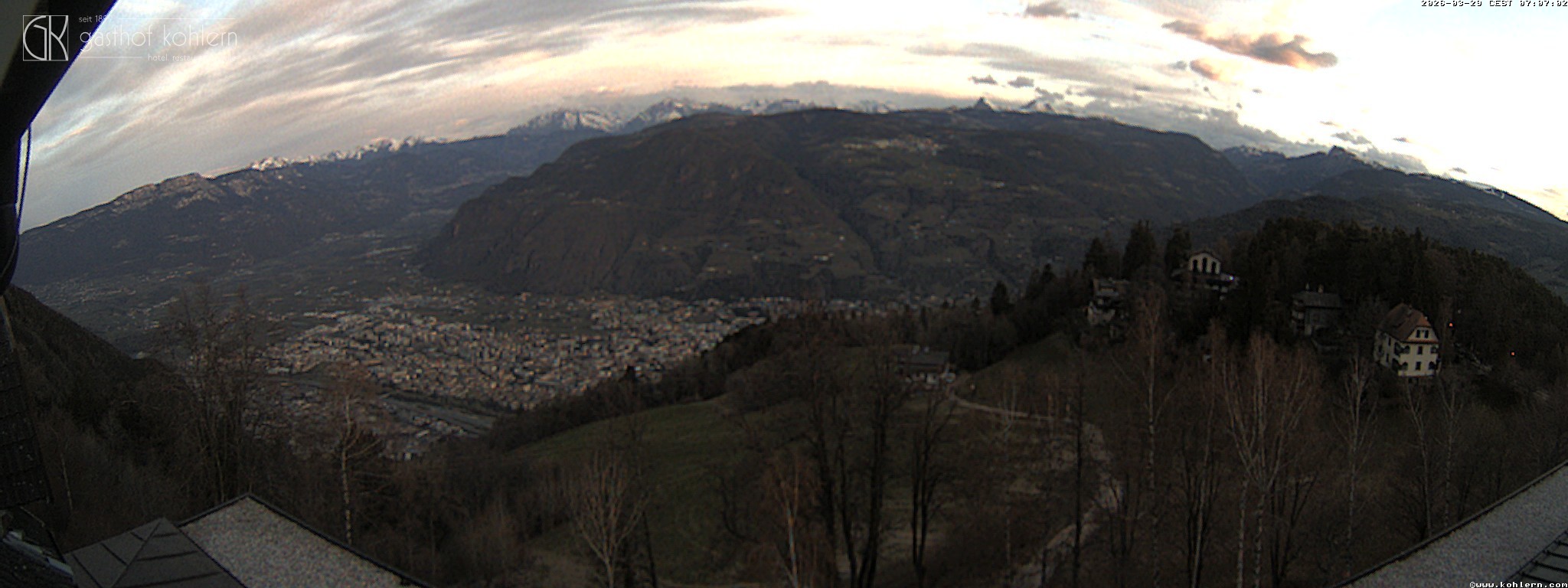 Archiv Foto Webcam Bozen - Gasthof Kohlern