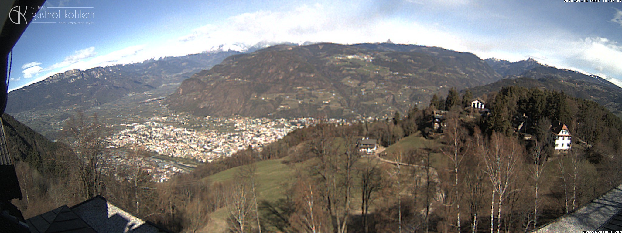 Archiv Foto Webcam Bozen - Gasthof Kohlern