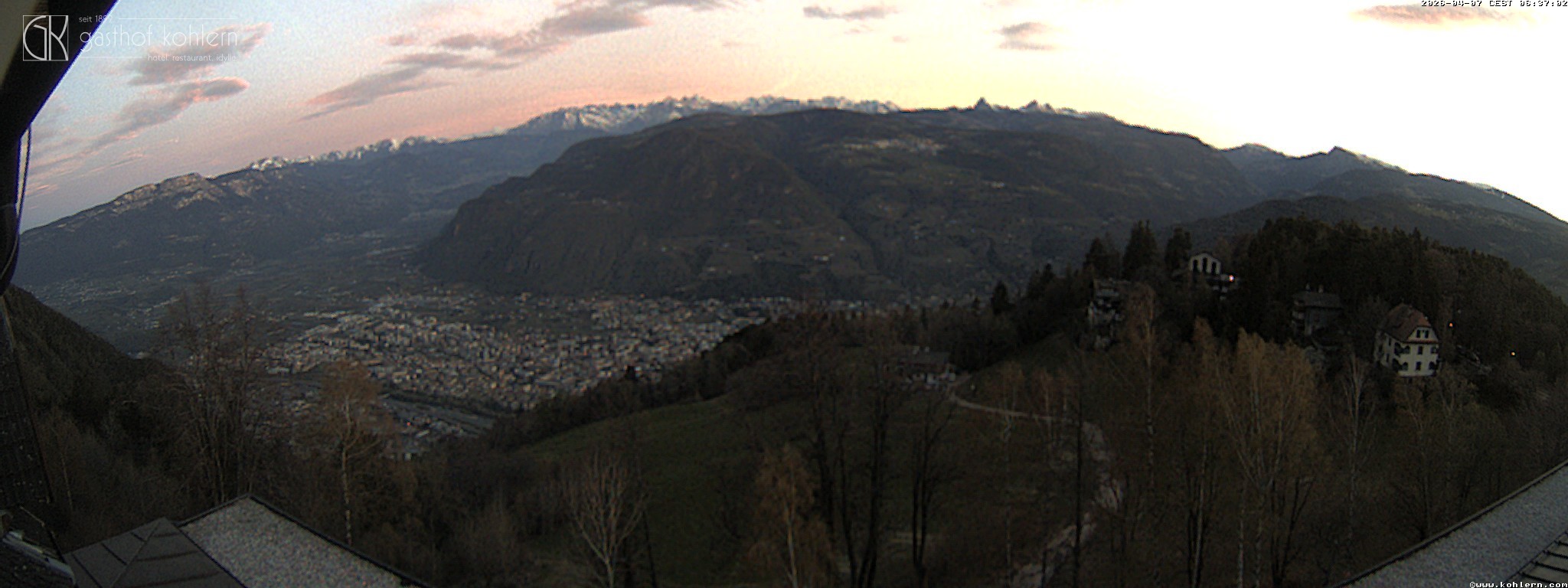 Archiv Foto Webcam Bozen - Gasthof Kohlern