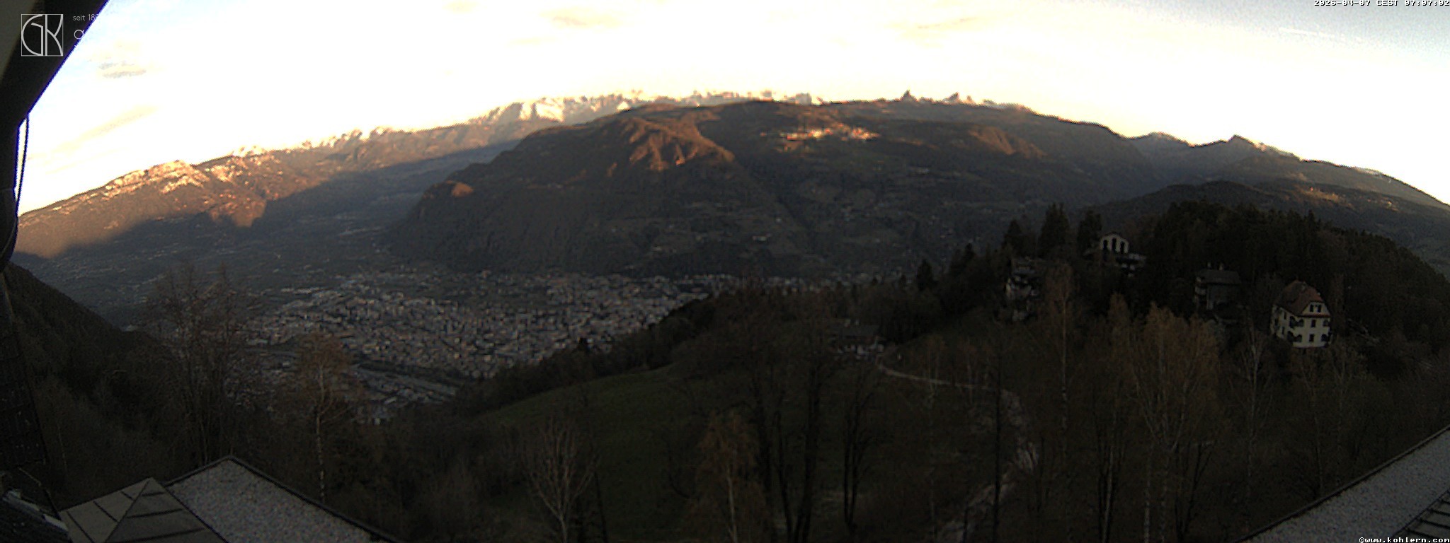 Archiv Foto Webcam Bozen - Gasthof Kohlern