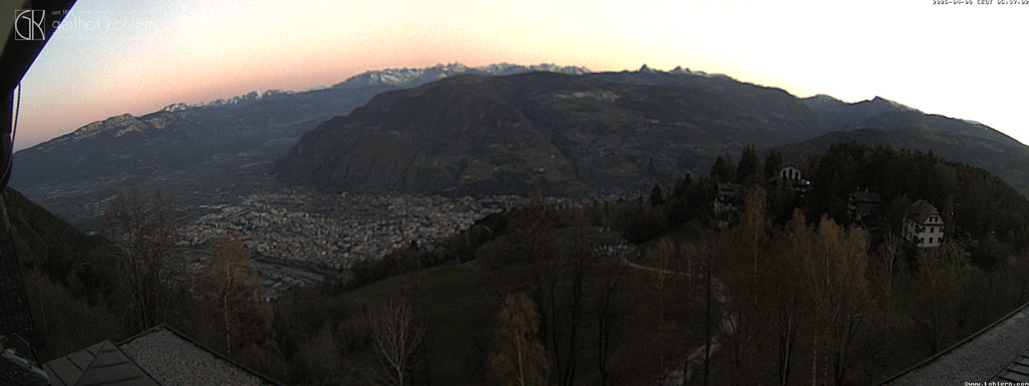 Archiv Foto Webcam Bozen - Gasthof Kohlern