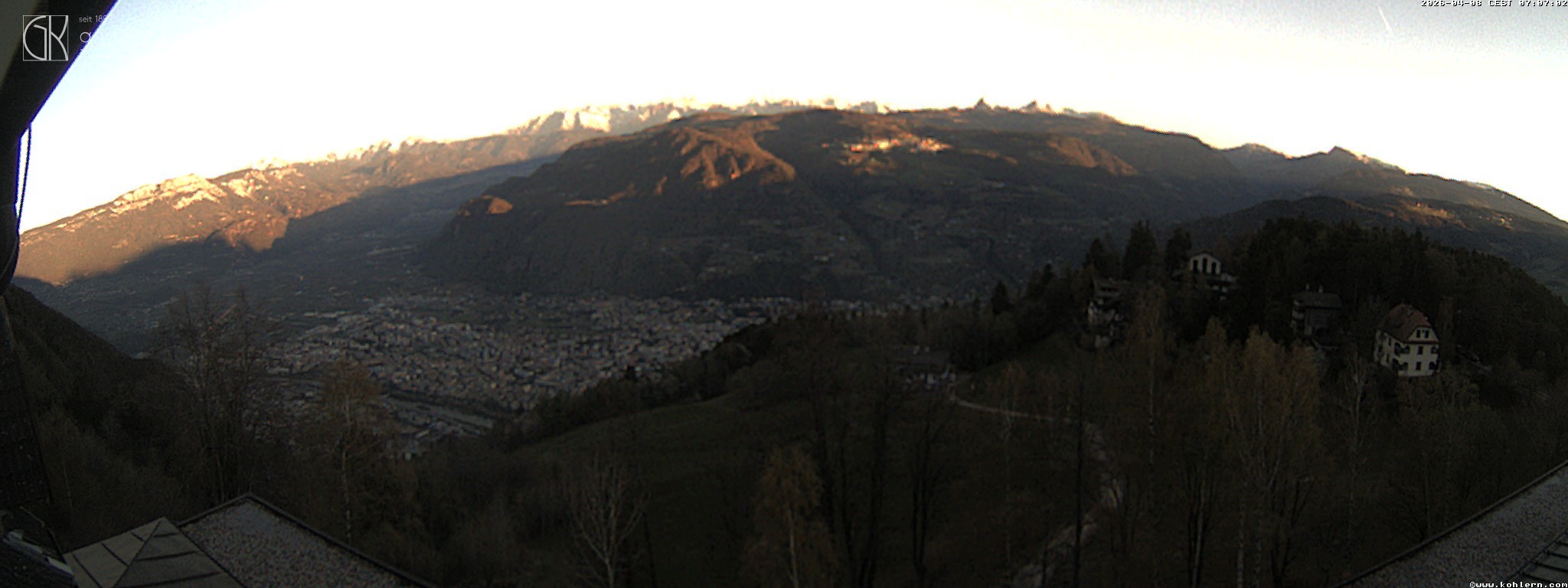 Archiv Foto Webcam Bozen - Gasthof Kohlern