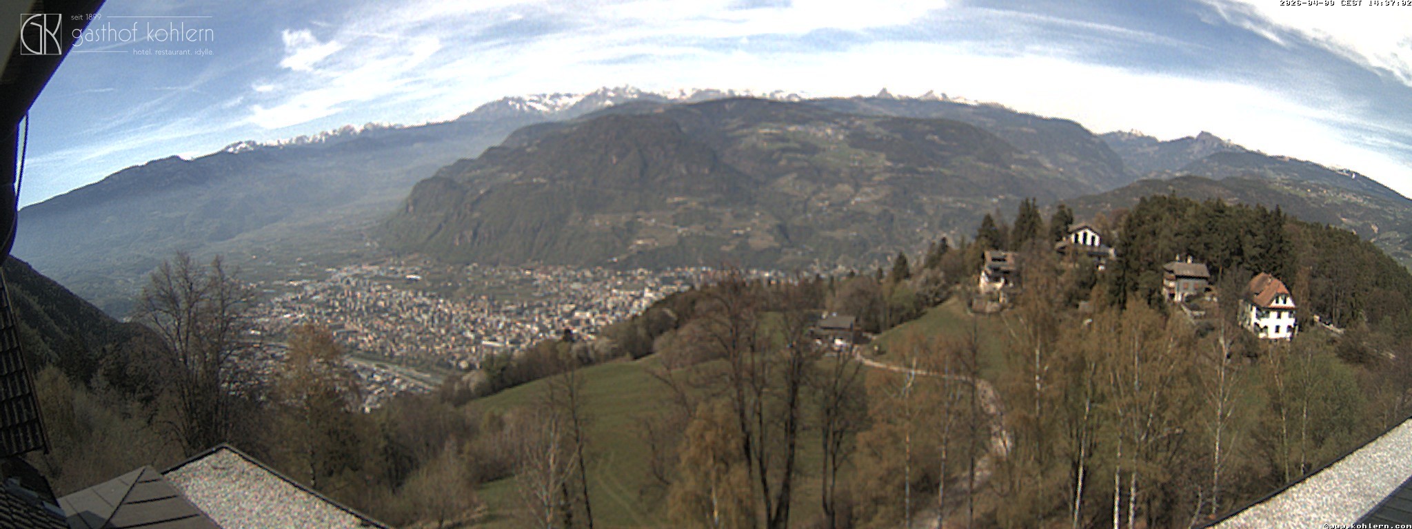 Archiv Foto Webcam Bozen - Gasthof Kohlern