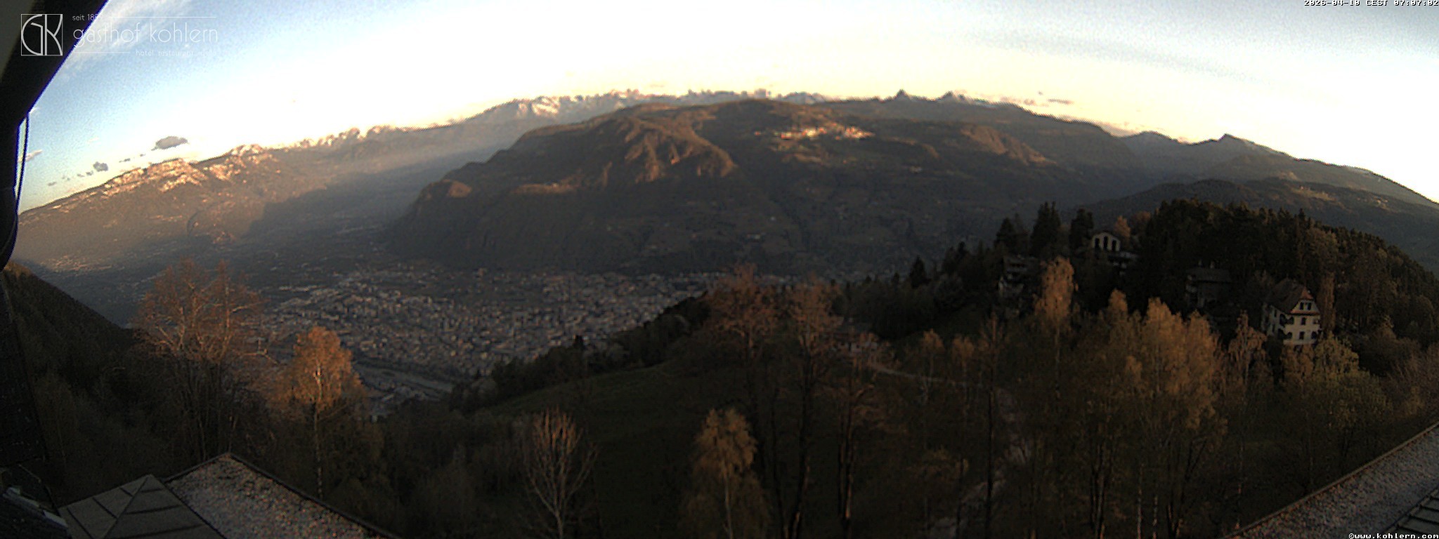 Archiv Foto Webcam Bozen - Gasthof Kohlern