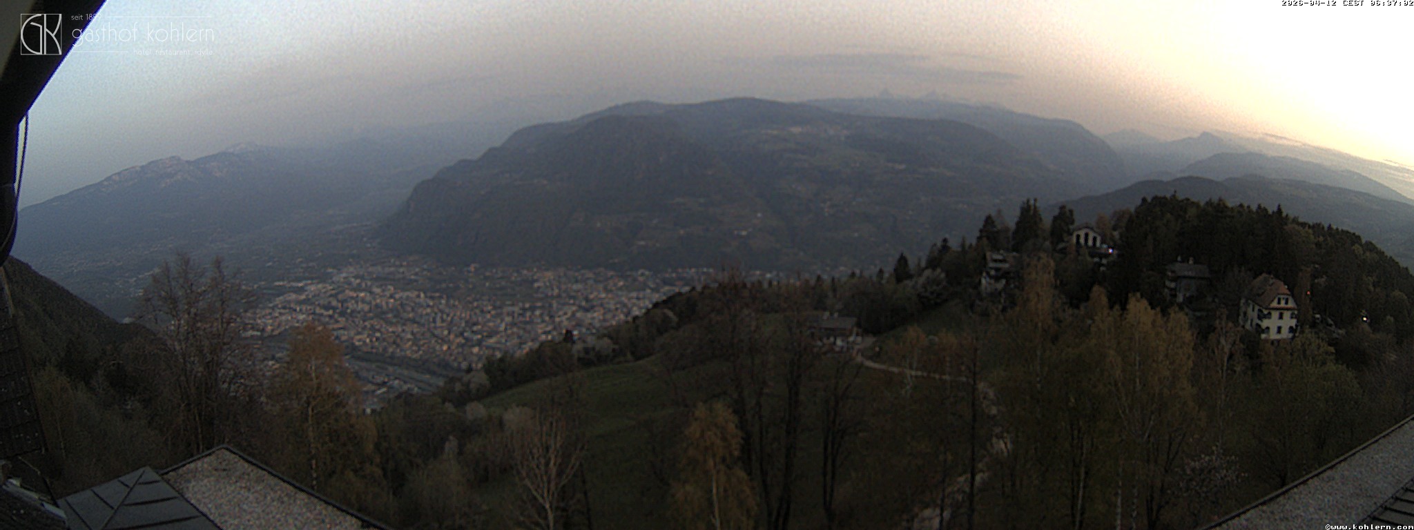 Archiv Foto Webcam Bozen - Gasthof Kohlern