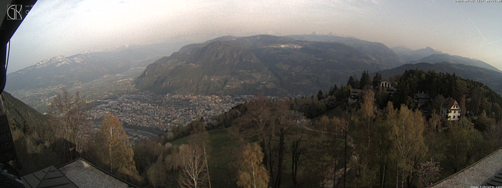 Archiv Foto Webcam Bozen - Gasthof Kohlern