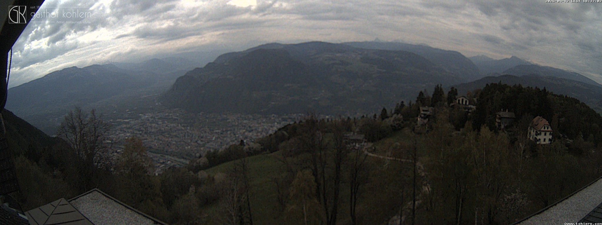 Archiv Foto Webcam Bozen - Gasthof Kohlern