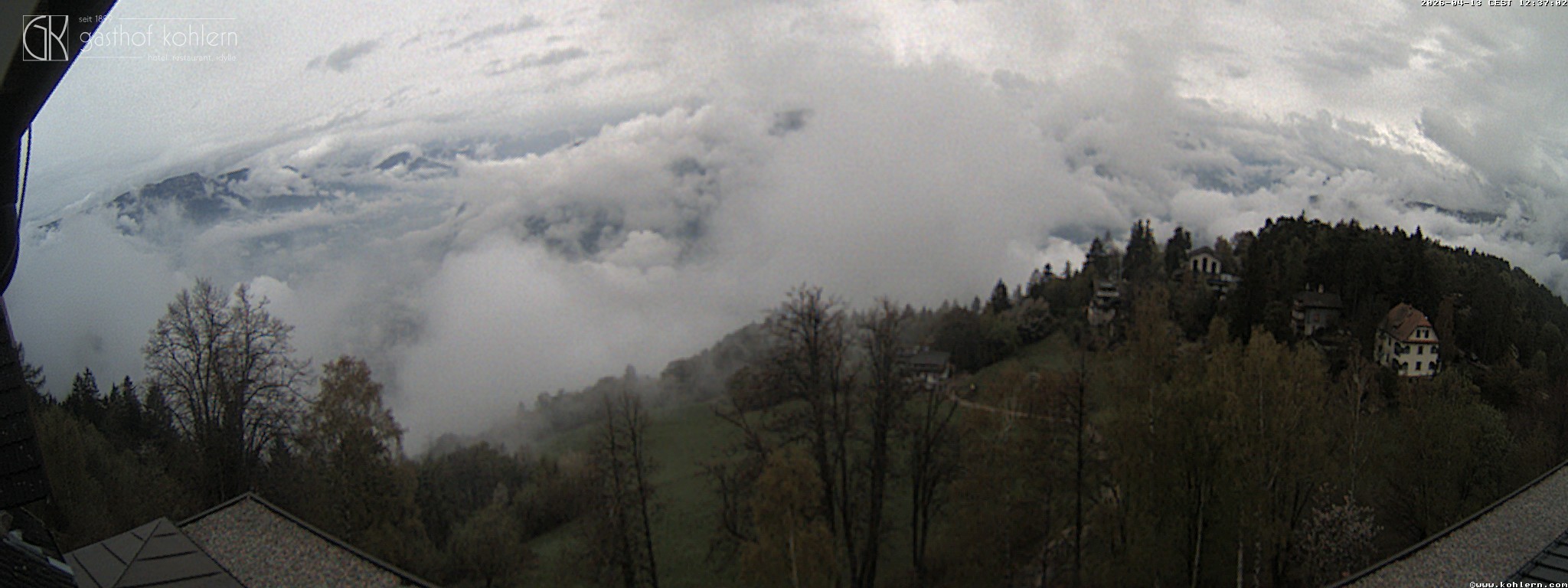 Archived image Webcam Bozen - Panoramic view Hotel Kohlern