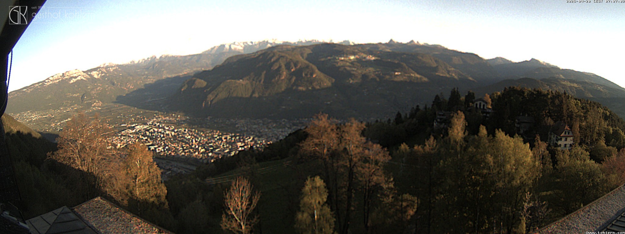 Archiv Foto Webcam Bozen - Gasthof Kohlern