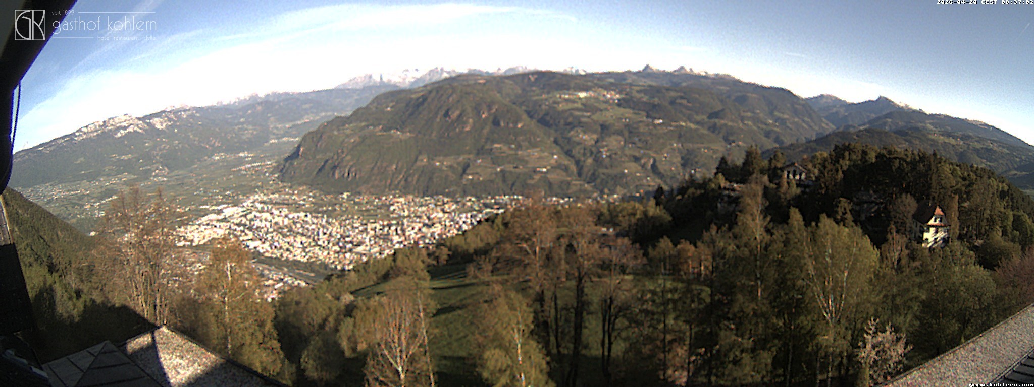 Archiv Foto Webcam Bozen - Gasthof Kohlern