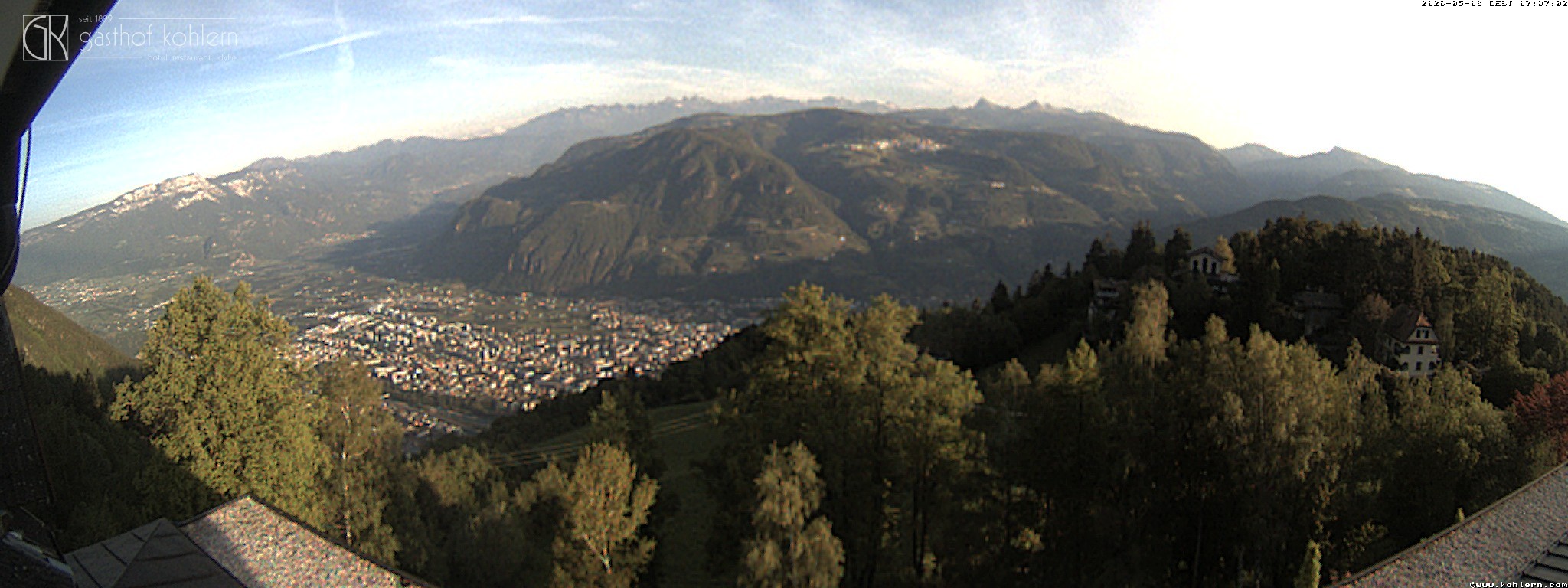 Archiv Foto Webcam Bozen - Gasthof Kohlern