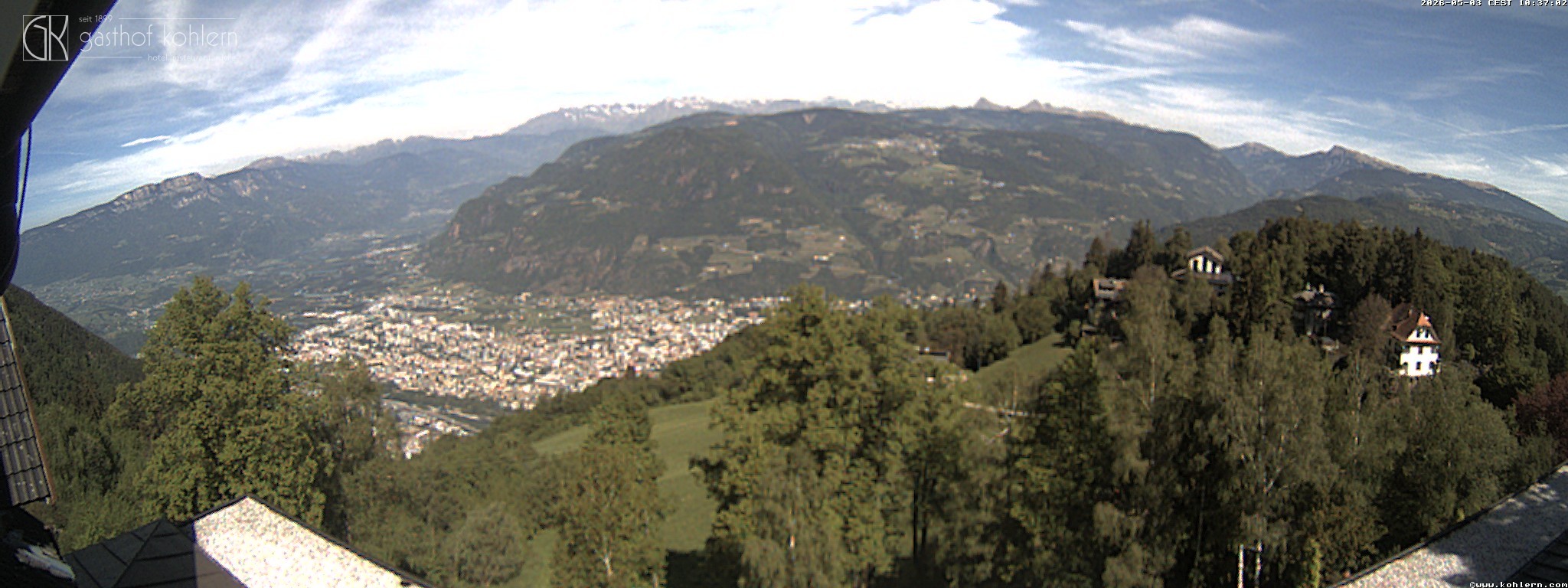 Archiv Foto Webcam Bozen - Gasthof Kohlern