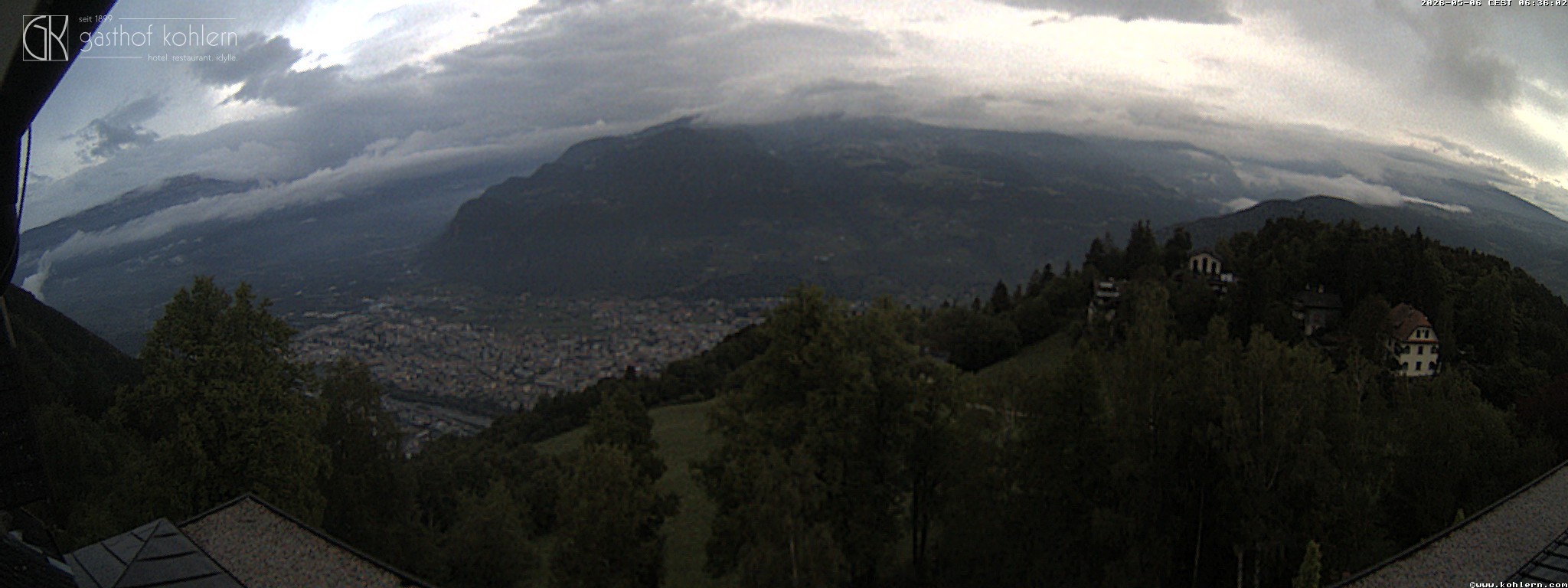 Archiv Foto Webcam Bozen - Gasthof Kohlern