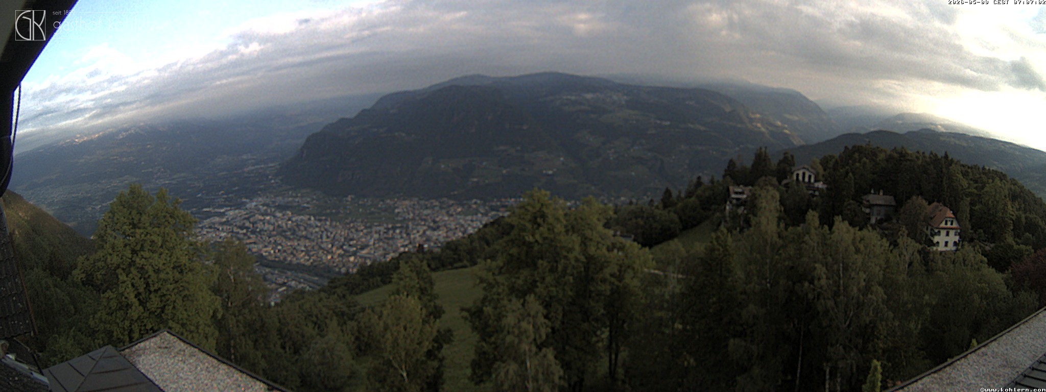 Archiv Foto Webcam Bozen - Gasthof Kohlern