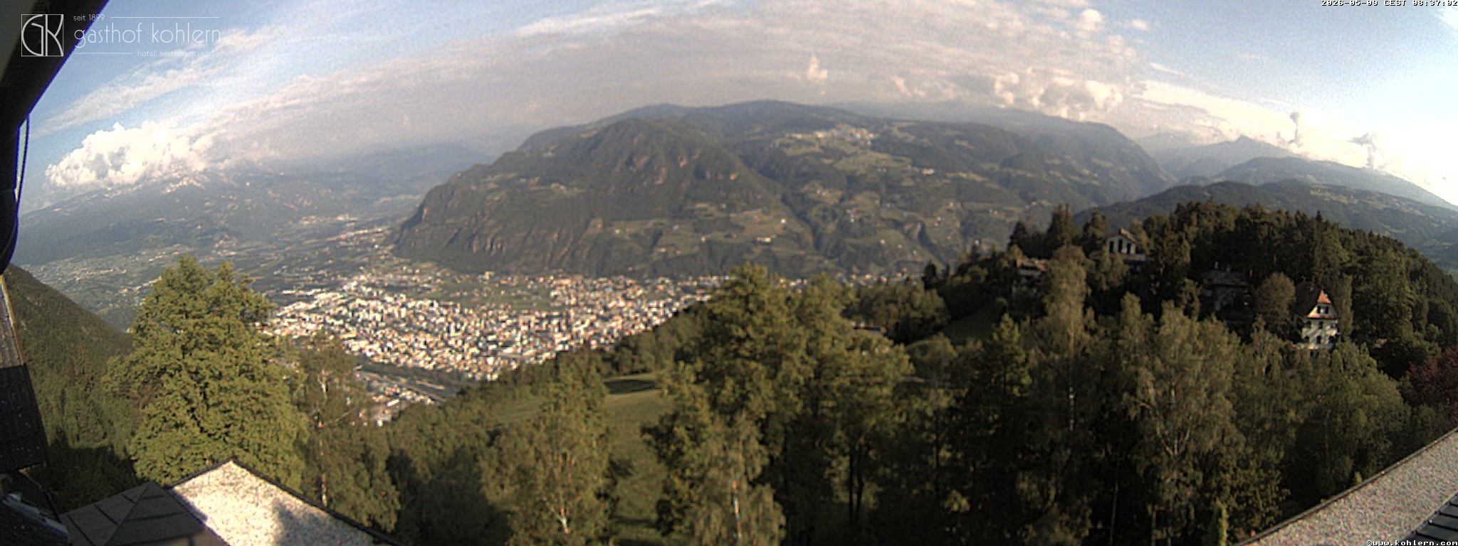 Archiv Foto Webcam Bozen - Gasthof Kohlern