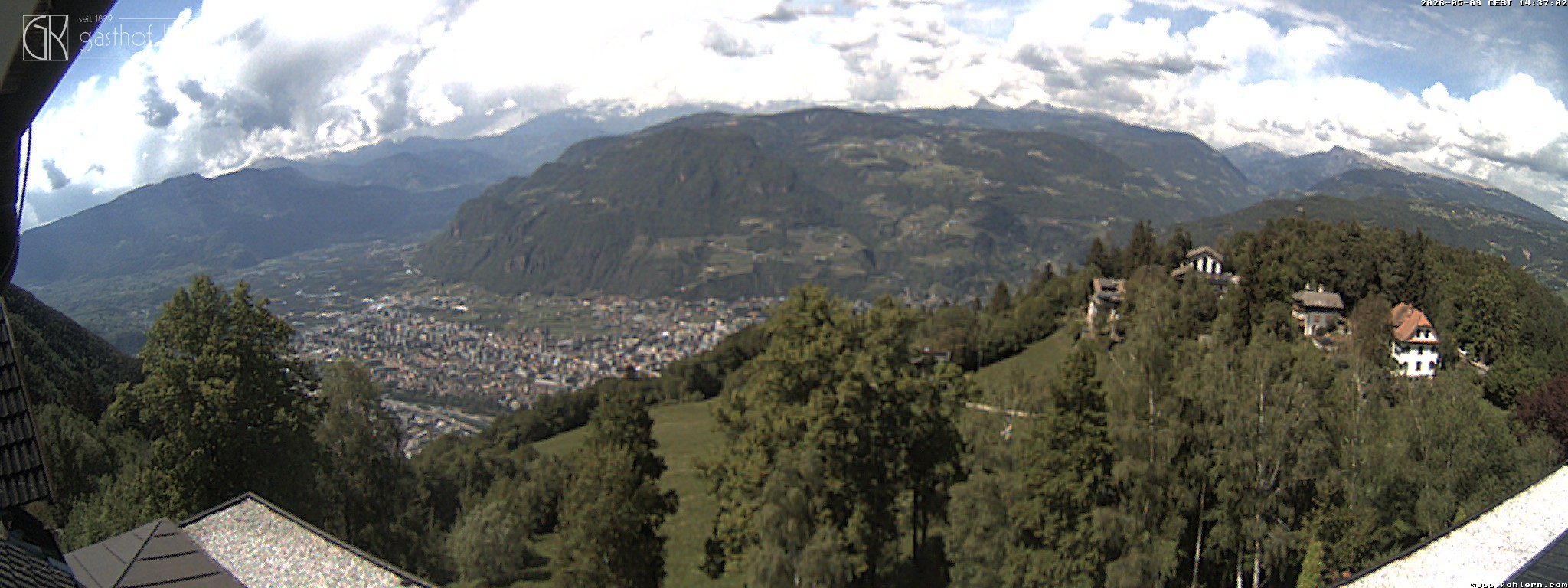 Archiv Foto Webcam Bozen - Gasthof Kohlern