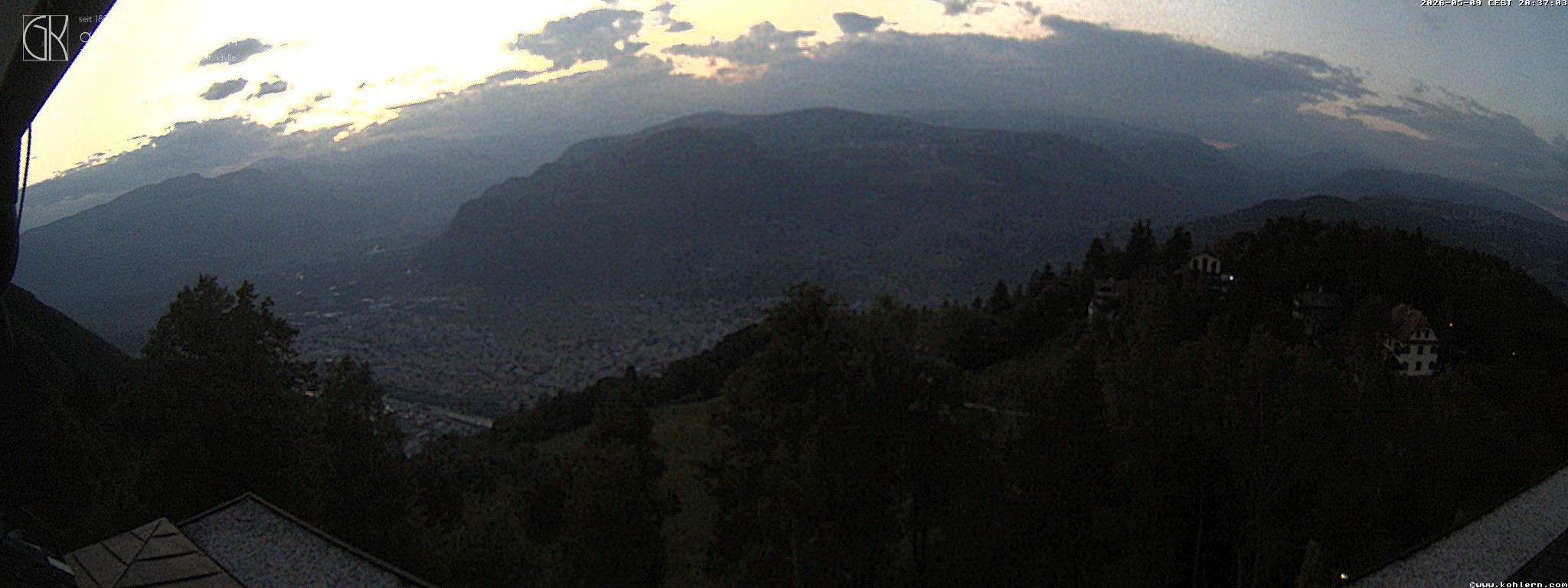 Archiv Foto Webcam Bozen - Gasthof Kohlern