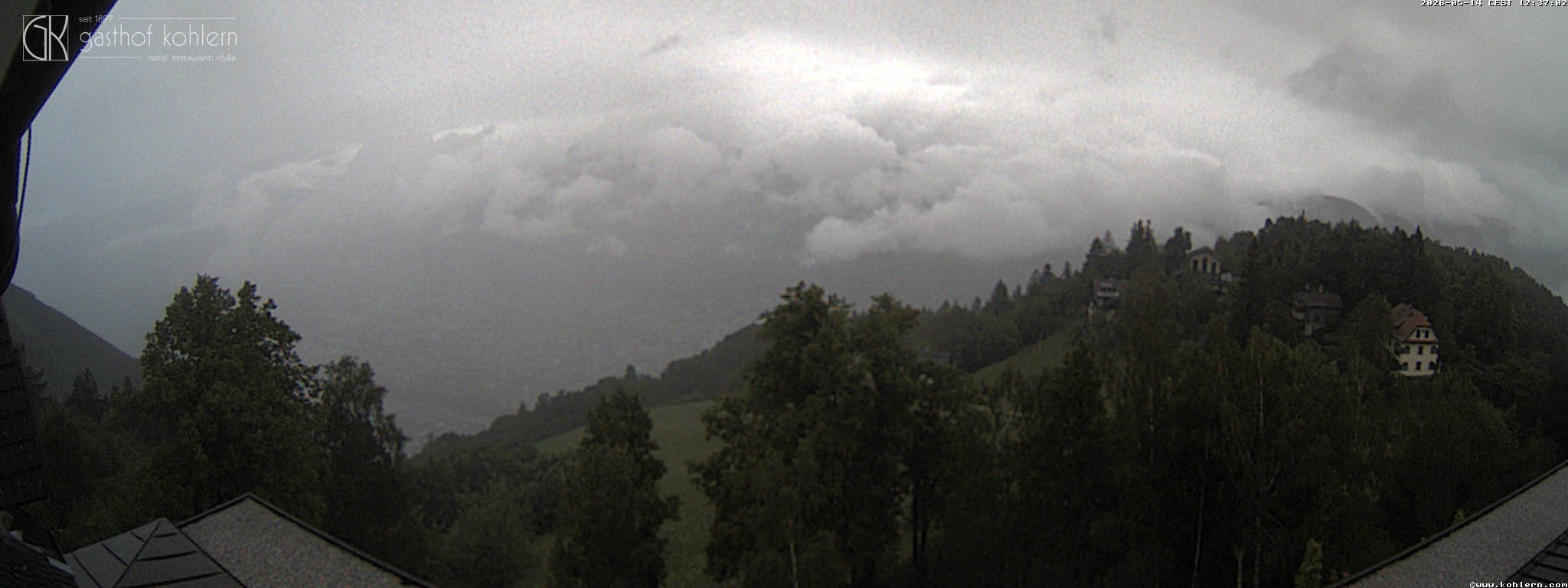 Archived image Webcam Bozen - Panoramic view Hotel Kohlern
