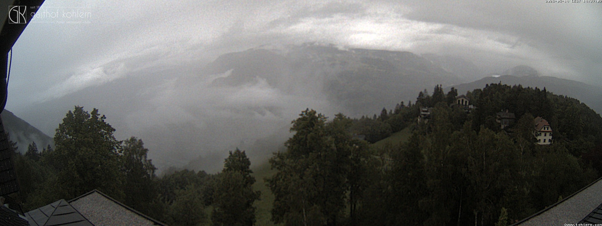 Archived image Webcam Bozen - Panoramic view Hotel Kohlern
