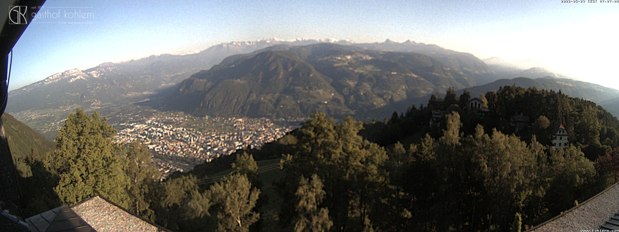 Archiv Foto Webcam Bozen - Gasthof Kohlern