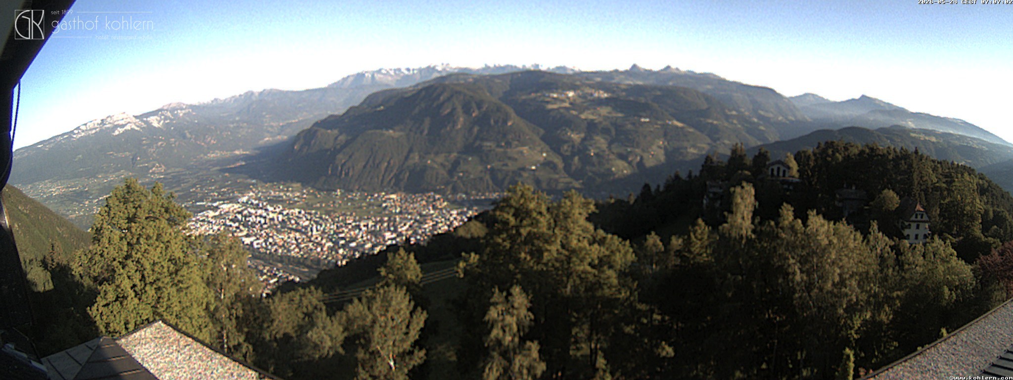 Archiv Foto Webcam Bozen - Gasthof Kohlern