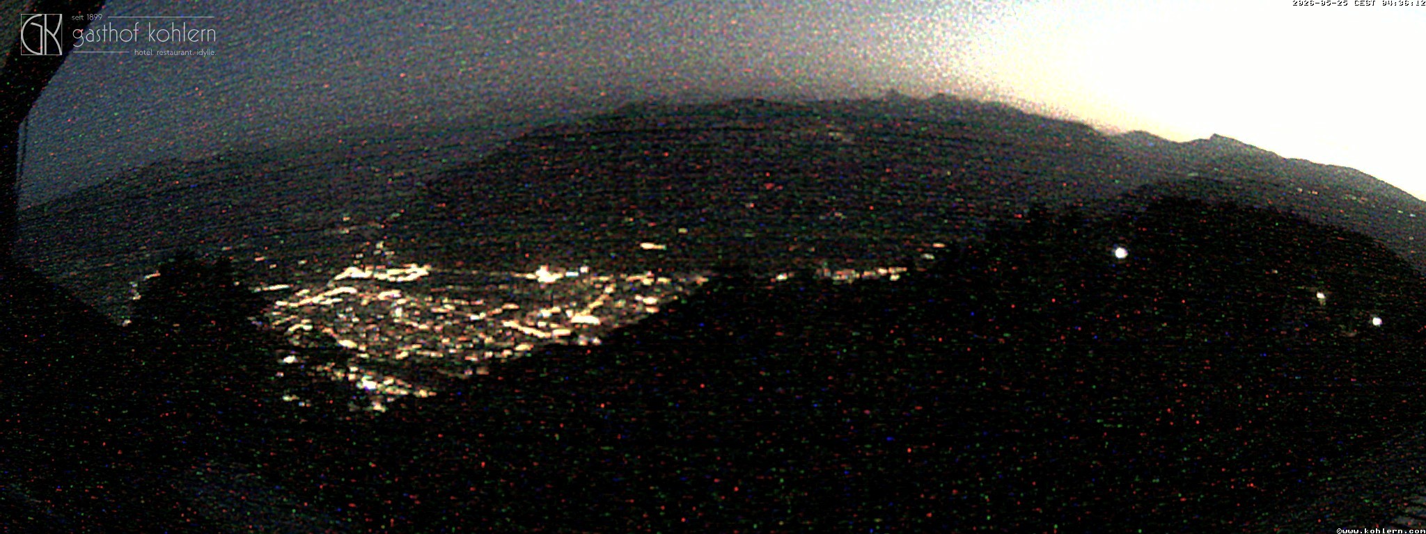 Archived image Webcam Bozen - Panoramic view Hotel Kohlern
