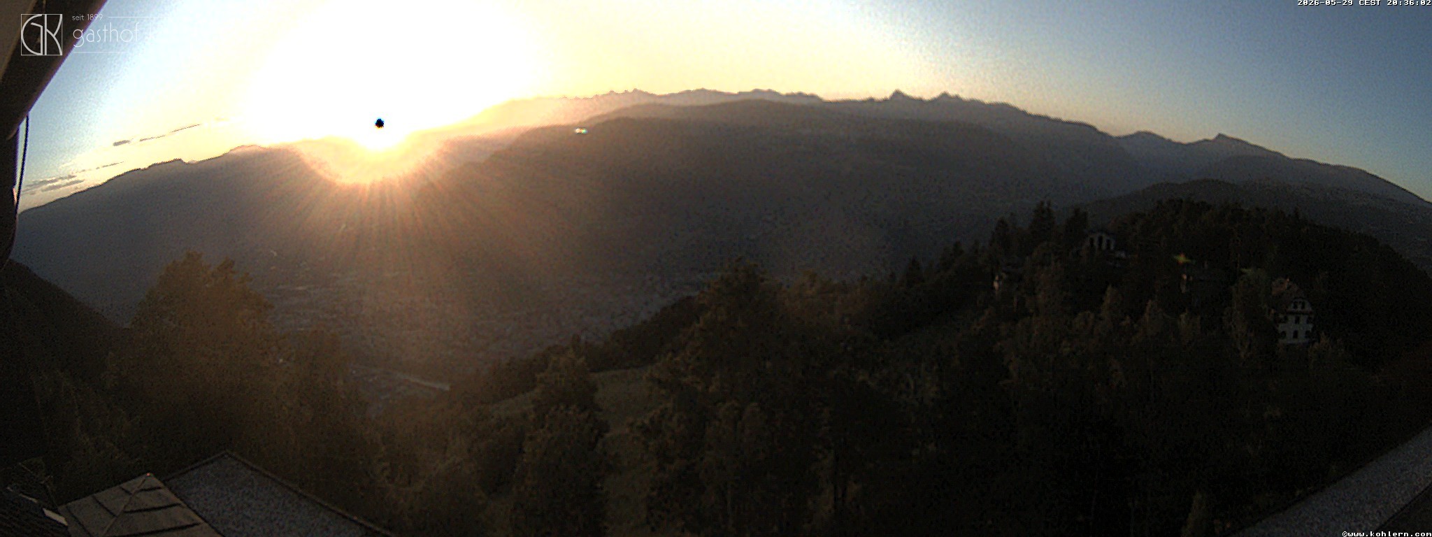 Archiv Foto Webcam Bozen - Gasthof Kohlern