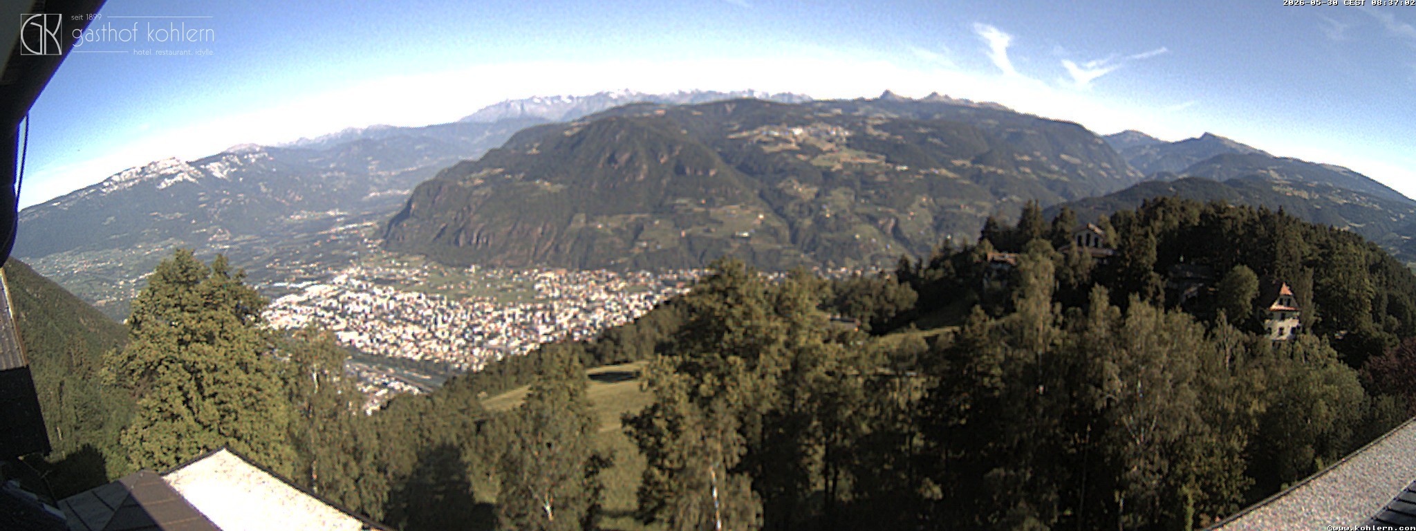 Archiv Foto Webcam Bozen - Gasthof Kohlern