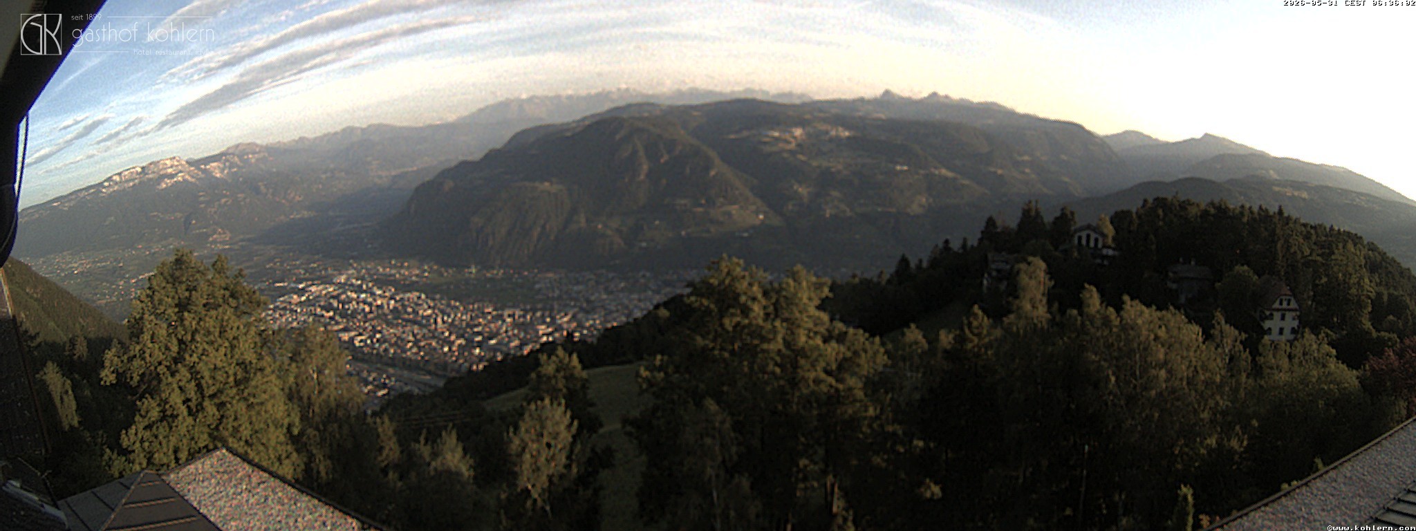 Archiv Foto Webcam Bozen - Gasthof Kohlern