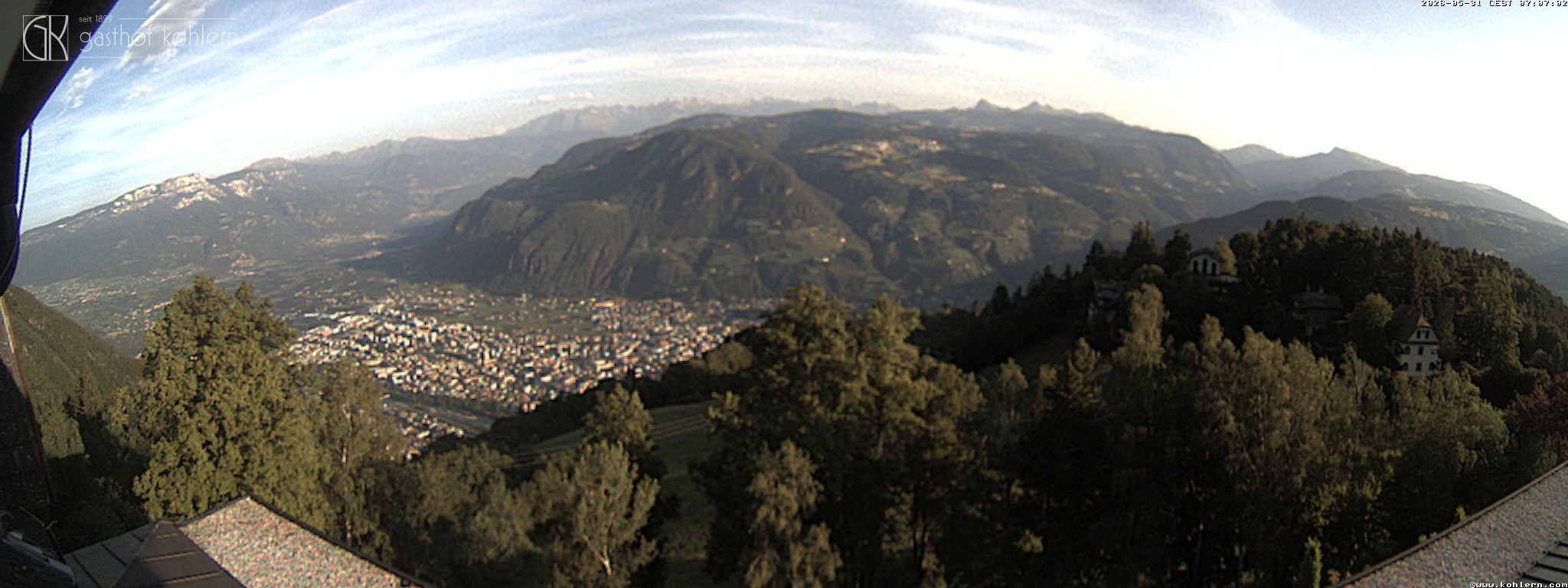 Archiv Foto Webcam Bozen - Gasthof Kohlern