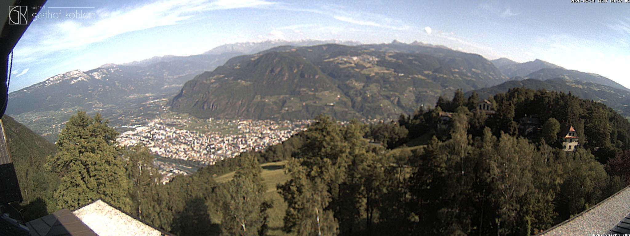 Archiv Foto Webcam Bozen - Gasthof Kohlern
