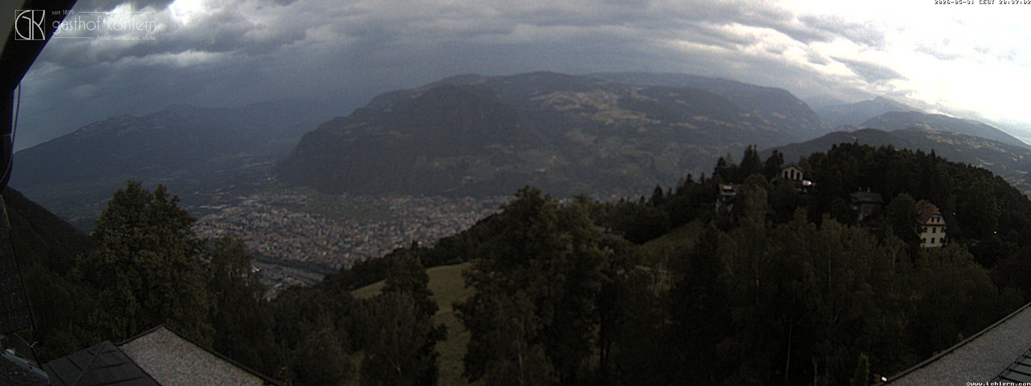 Archiv Foto Webcam Bozen - Gasthof Kohlern
