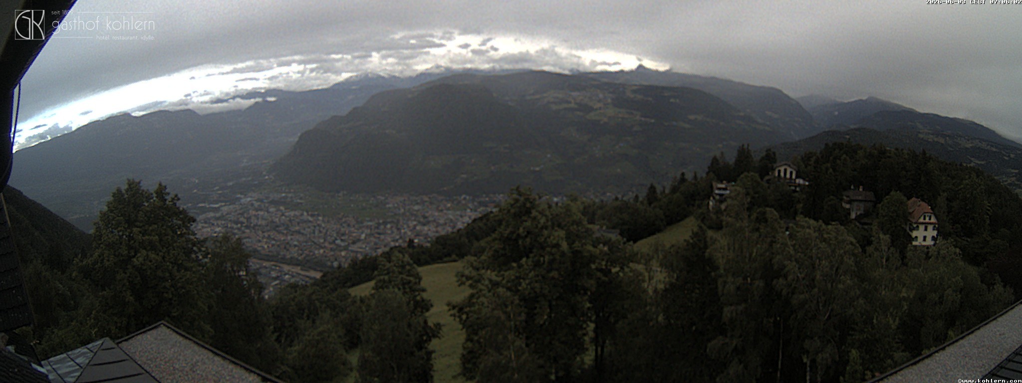Archiv Foto Webcam Bozen - Gasthof Kohlern
