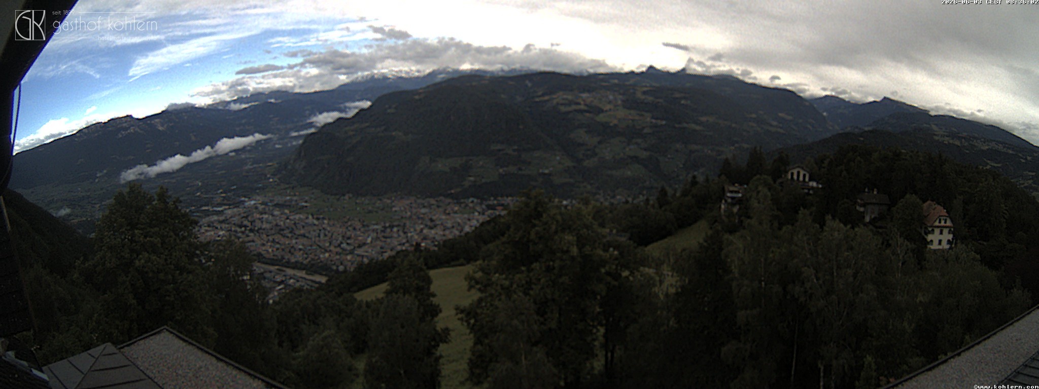 Archiv Foto Webcam Bozen - Gasthof Kohlern