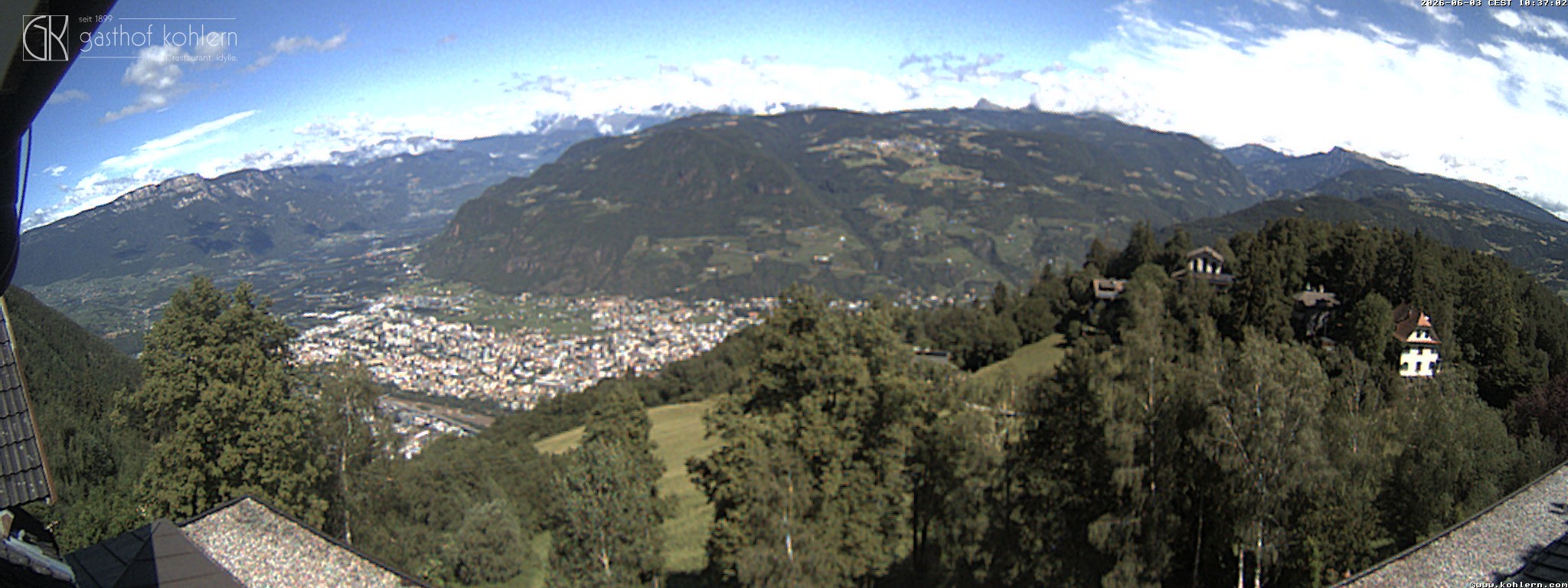 Archiv Foto Webcam Bozen - Gasthof Kohlern