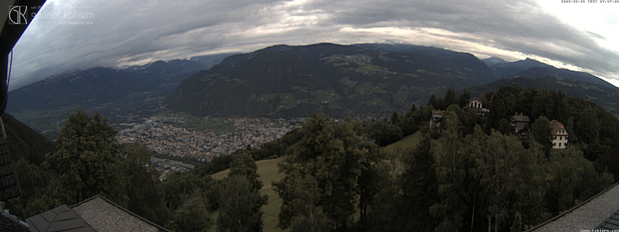 Archiv Foto Webcam Bozen - Gasthof Kohlern