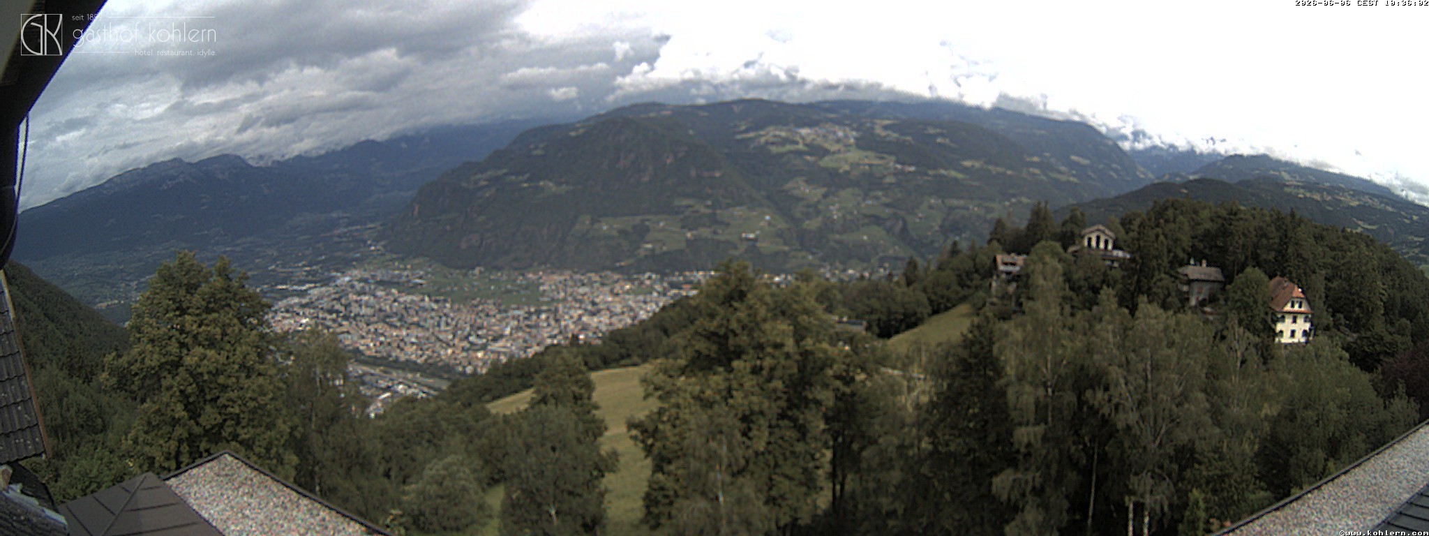 Archiv Foto Webcam Bozen - Gasthof Kohlern