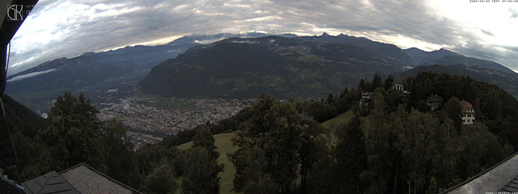 Archiv Foto Webcam Bozen - Gasthof Kohlern