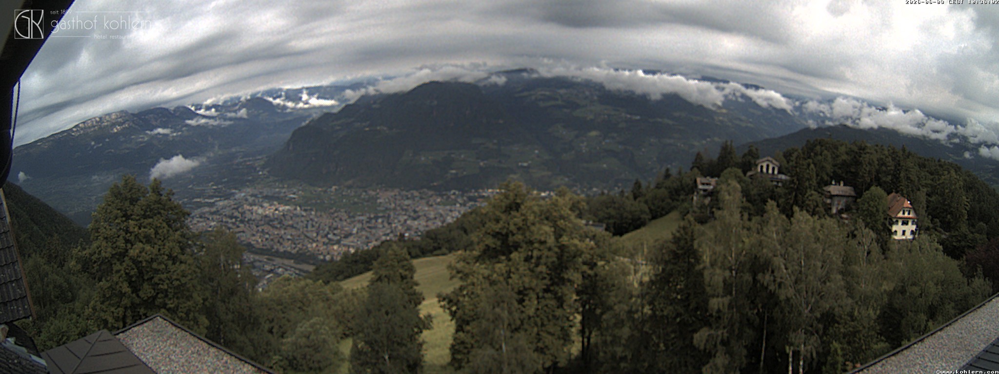 Archiv Foto Webcam Bozen - Gasthof Kohlern