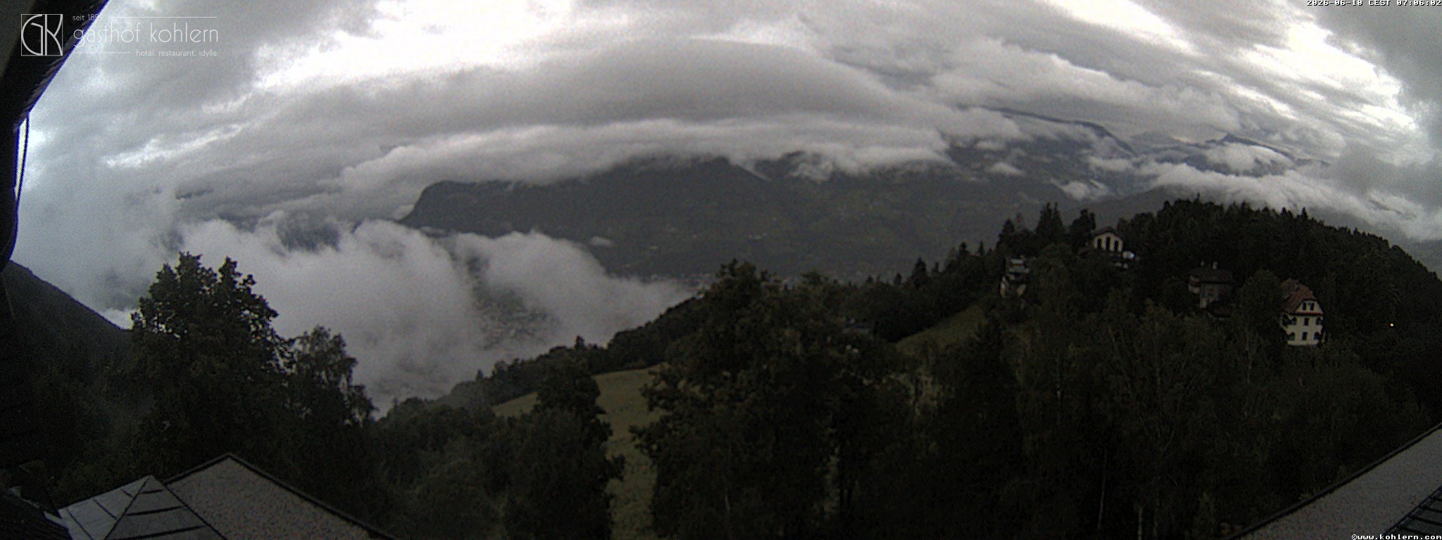 Archiv Foto Webcam Bozen - Gasthof Kohlern