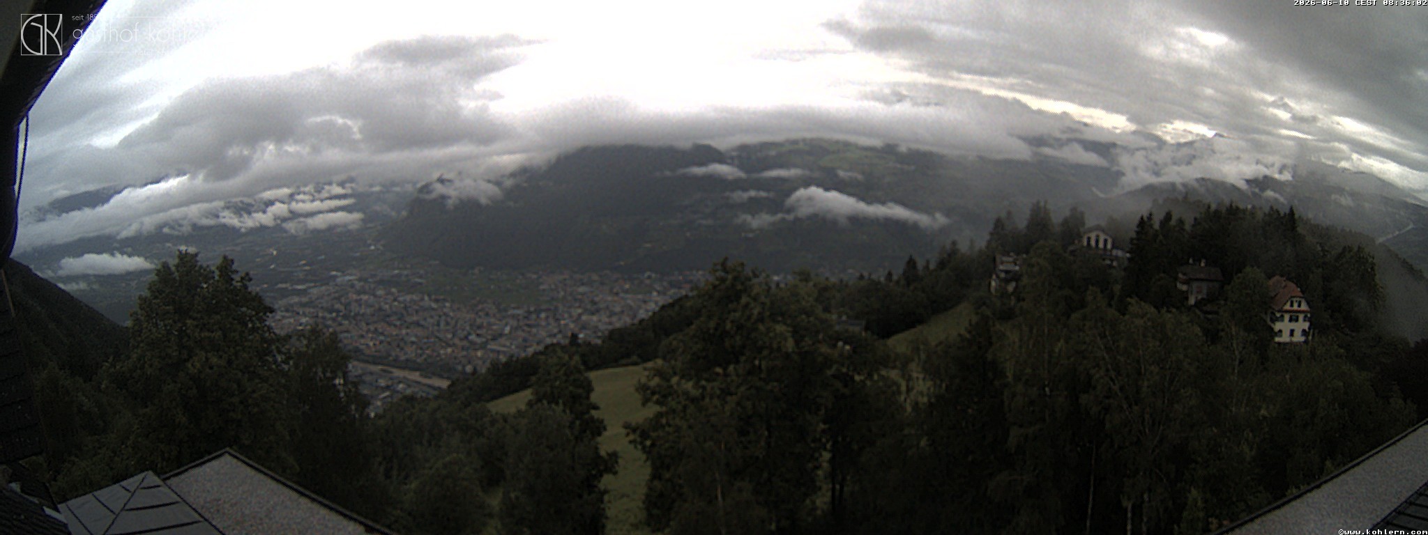 Archiv Foto Webcam Bozen - Gasthof Kohlern