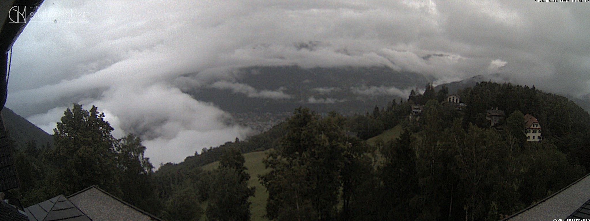 Archiv Foto Webcam Bozen - Gasthof Kohlern