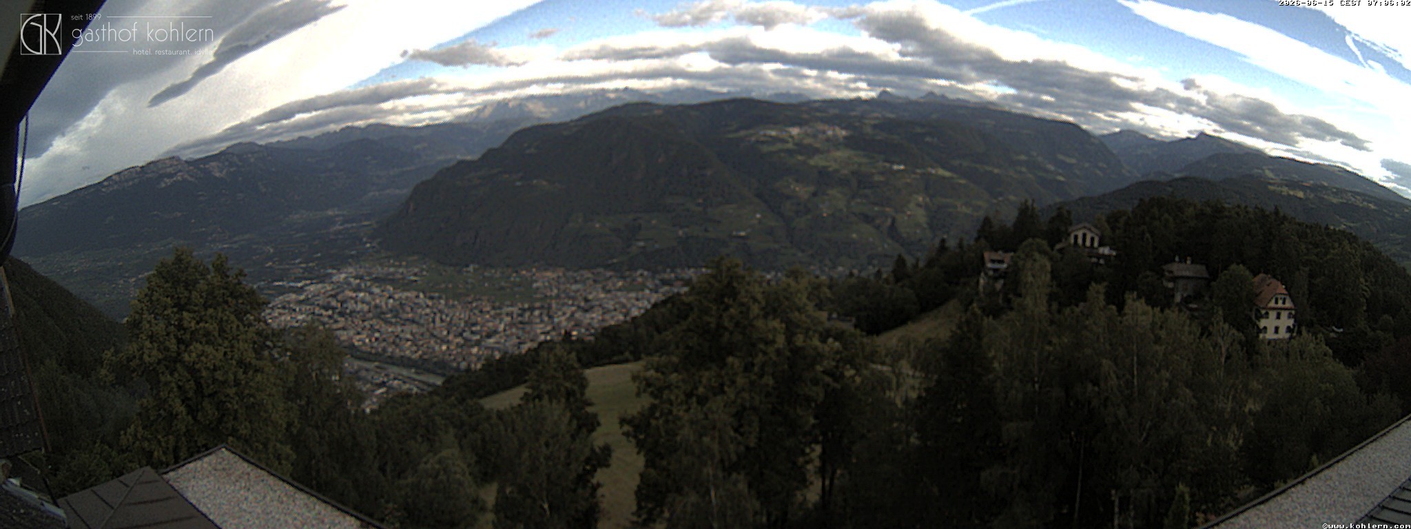 Archiv Foto Webcam Bozen - Gasthof Kohlern