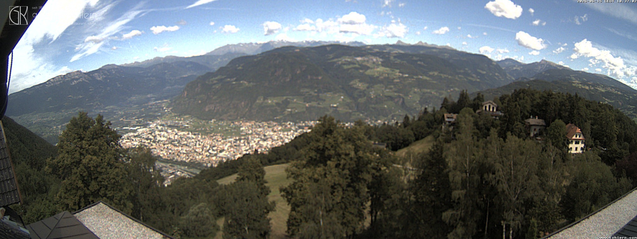 Archiv Foto Webcam Bozen - Gasthof Kohlern