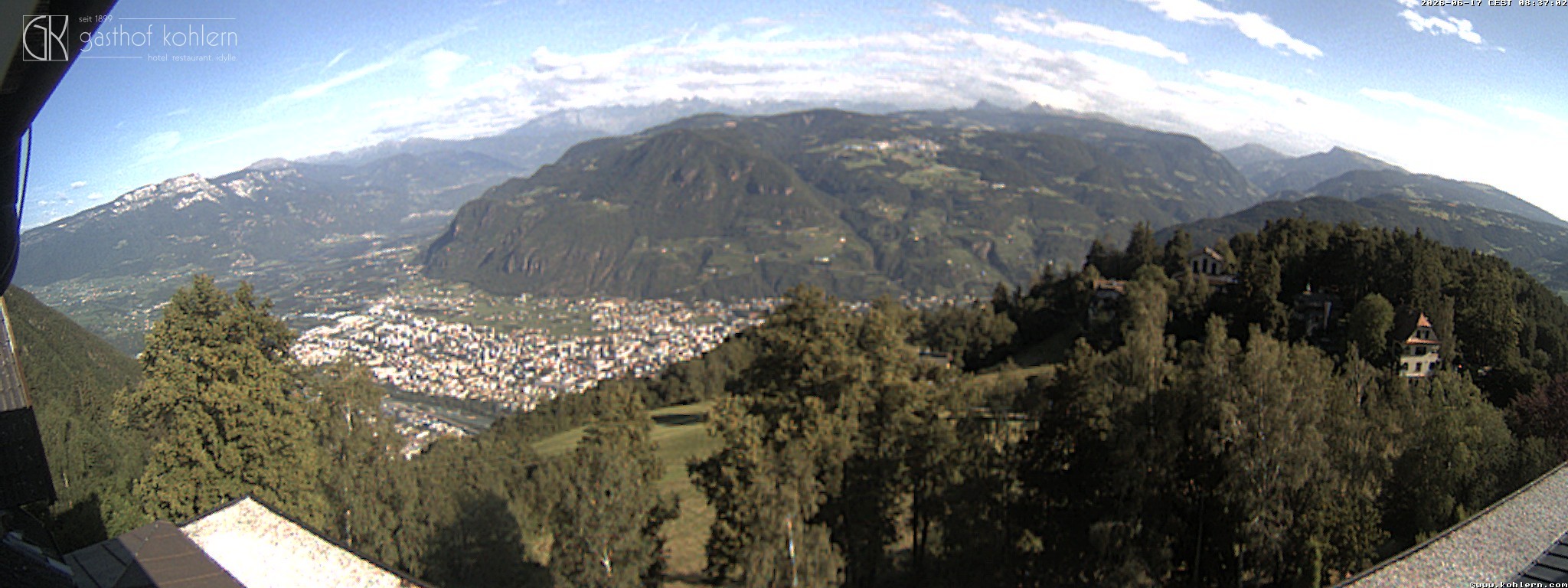 Archiv Foto Webcam Bozen - Gasthof Kohlern