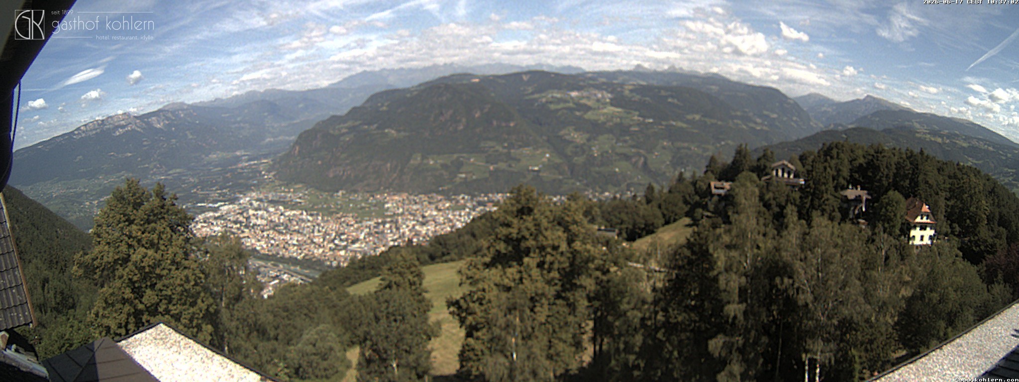 Archiv Foto Webcam Bozen - Gasthof Kohlern
