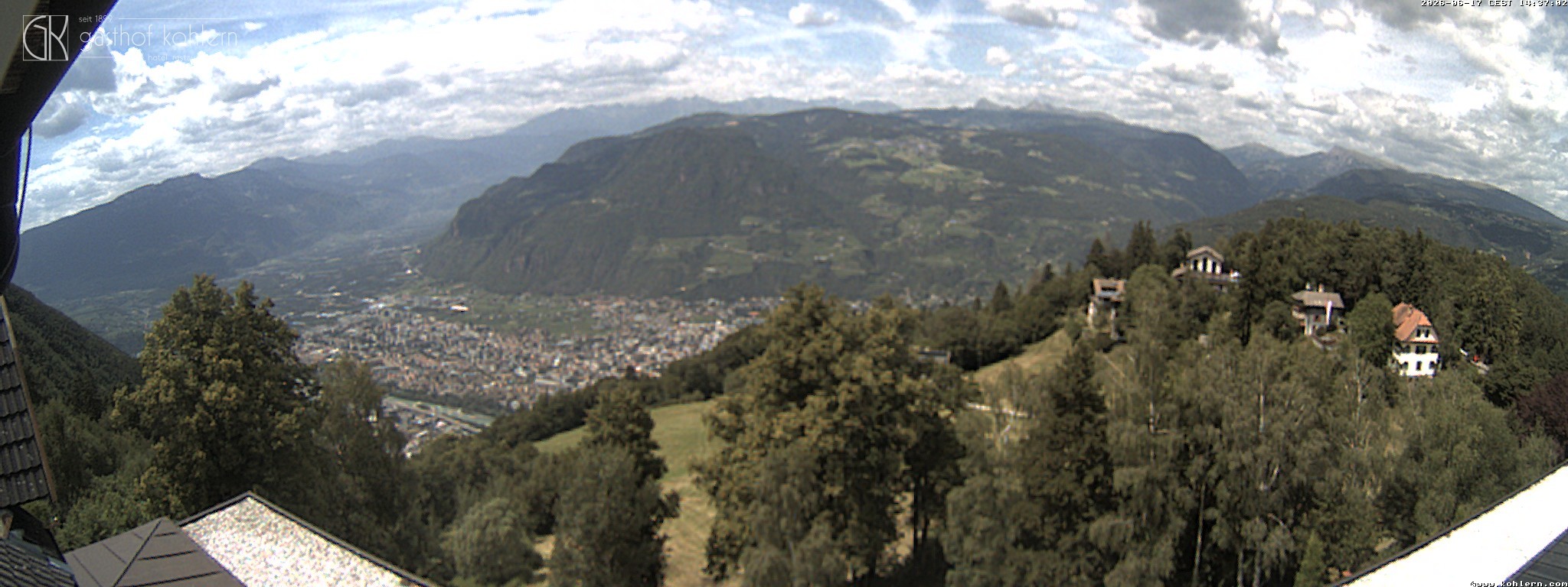 Archiv Foto Webcam Bozen - Gasthof Kohlern