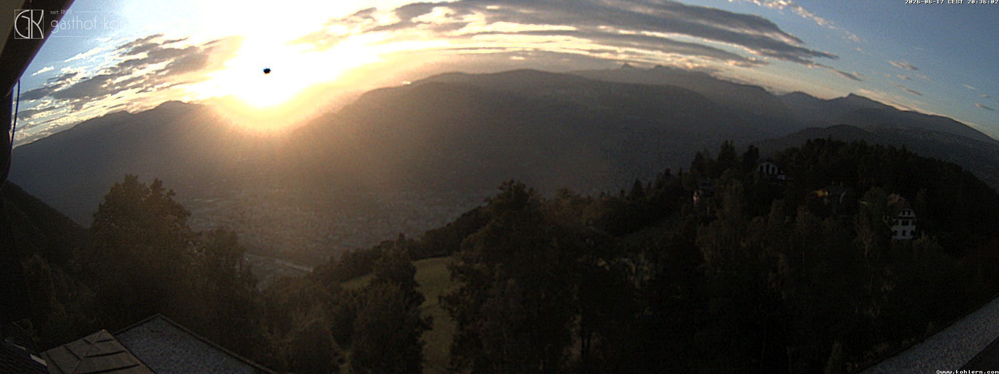 Archiv Foto Webcam Bozen - Gasthof Kohlern