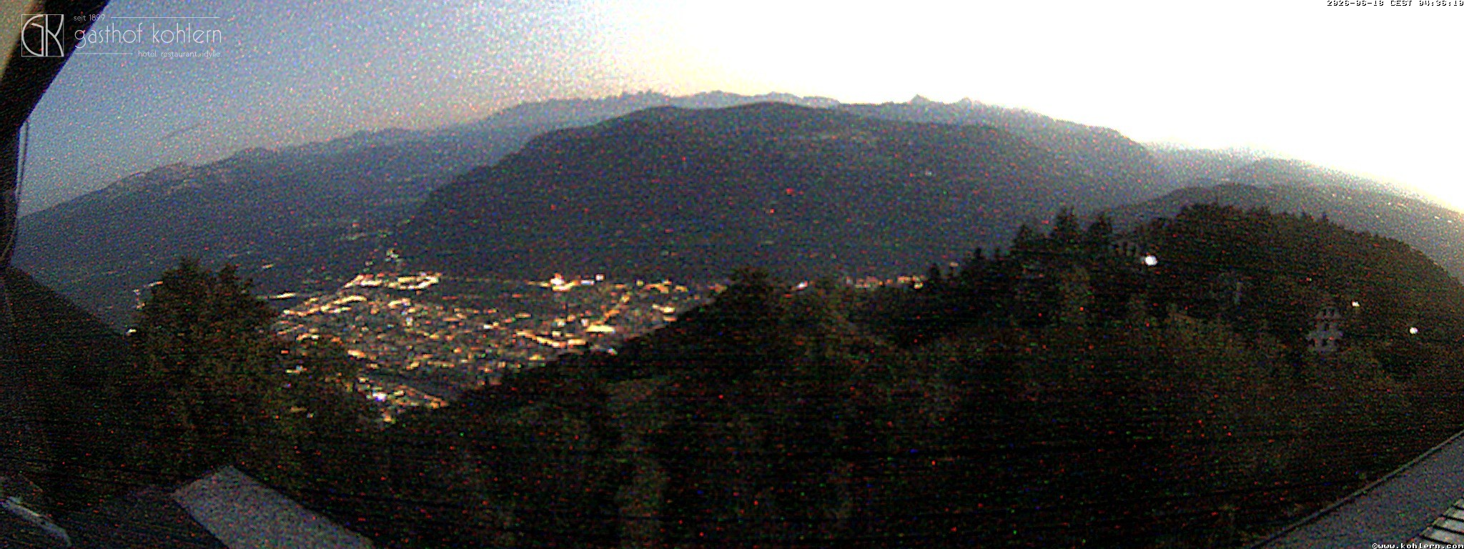 Archiv Foto Webcam Bozen - Gasthof Kohlern