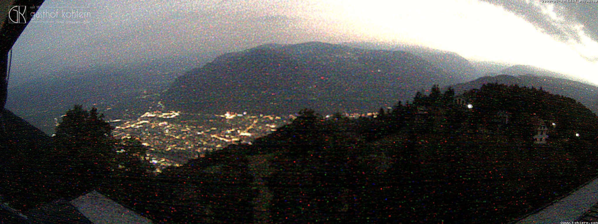 Archiv Foto Webcam Bozen - Gasthof Kohlern